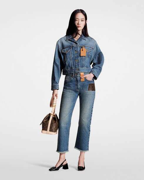 Outros Canvas Monogram Ready-to-Wear Casacos e Jaquetas Jaqueta Trucker Estonada | Louis Vuitton ®